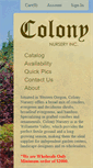 Mobile Screenshot of colonynursery.com