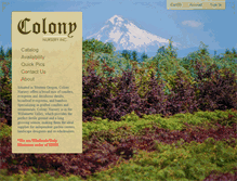 Tablet Screenshot of colonynursery.com
